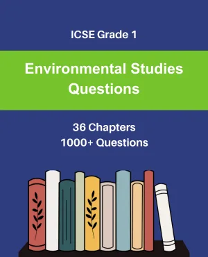 icse grade 1 Environmental Studies question. qthow digital product store